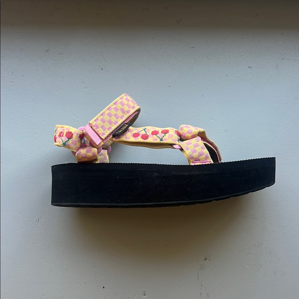 Teva Women's Sandals - Pink and Yellow